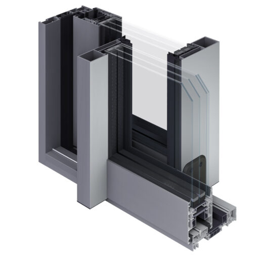 Serramenti in alluminio 4 EUROline_EL_145_SE